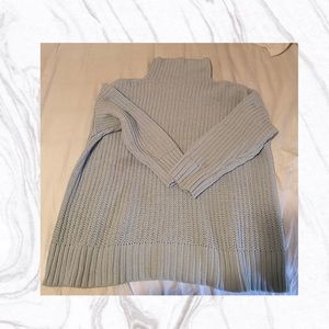 aerie oversized mock neck sweater